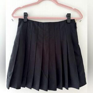 J Crew Crew Cuts - black pleated skirt size 14